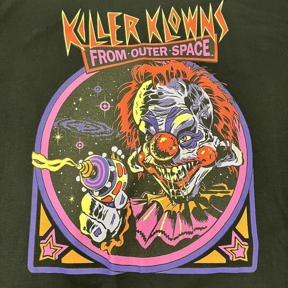 Killer Klowns Outer Space 80's Horror Clowns T-Shirt Large Spirit Halloween - Picture 5 of 6
